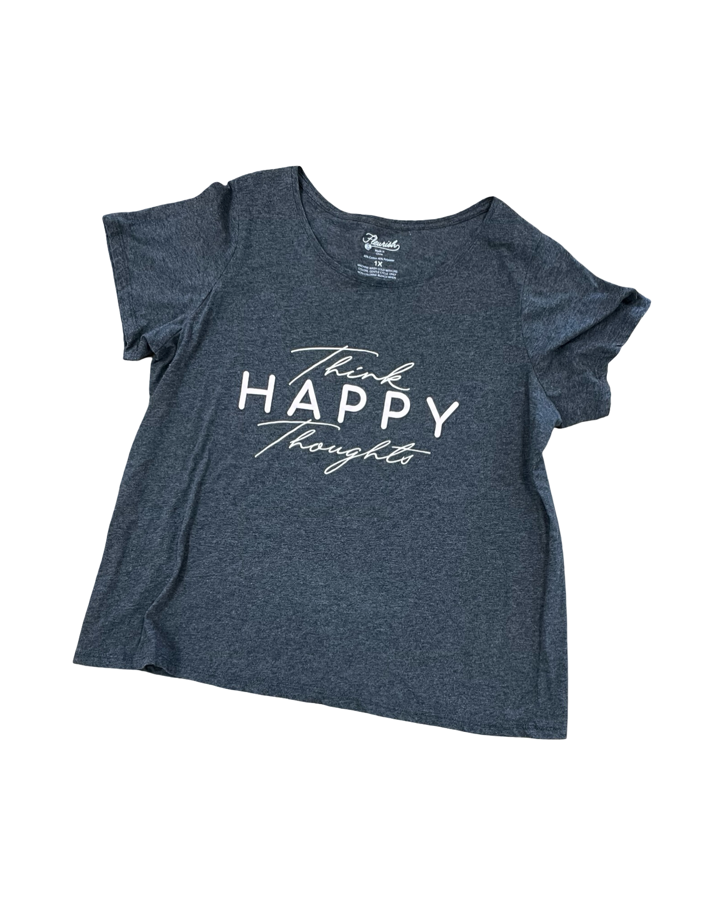 Top Ss By Clothes Mentor In Grey, Size:1X