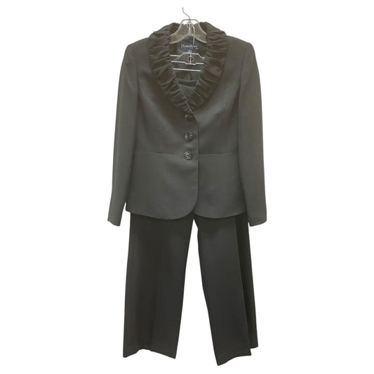 Pants Suit 2Pc By Evan-Picone In Black, Size:4P