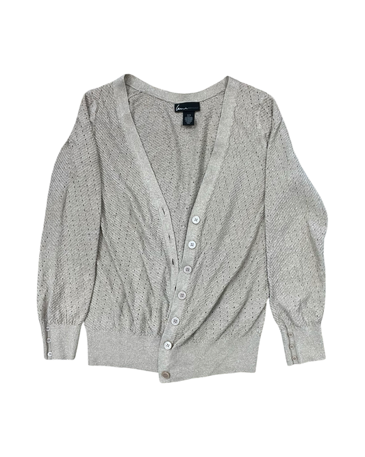 Cardigan By Lane Bryant In Gold, Size:Xl
