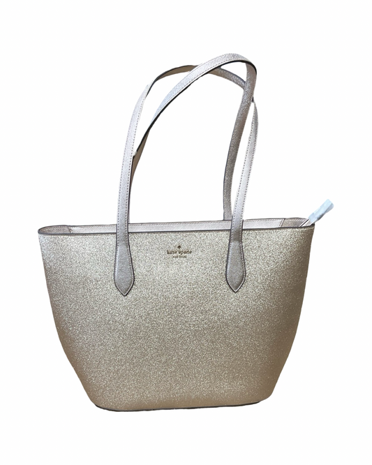 Tote Designer By Kate Spade In Gold, Size:Large