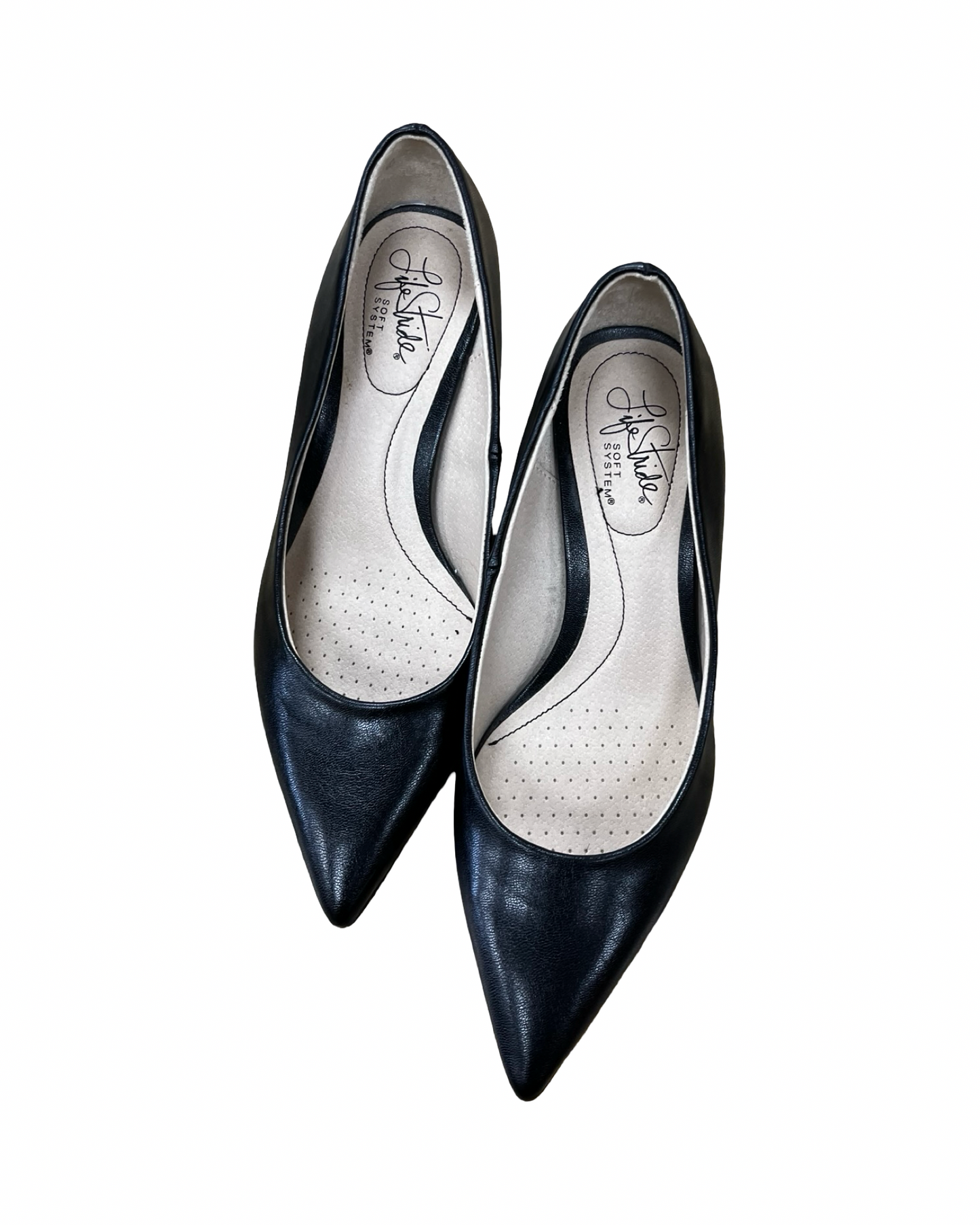 Shoes Heels Kitten By Life Stride In Black, Size:7