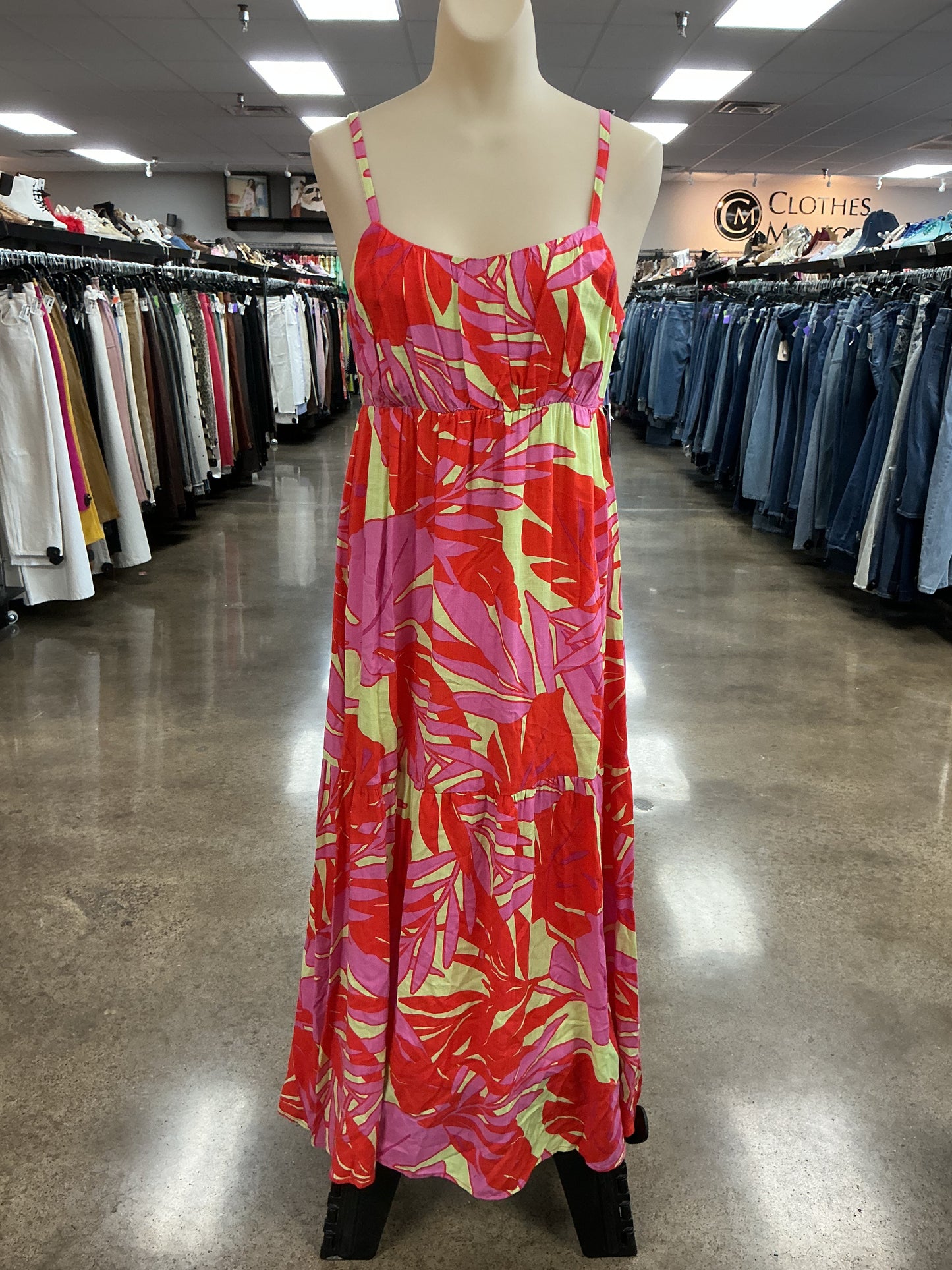 Dress Casual Maxi By Sanctuary In Pink & Red, Size:S