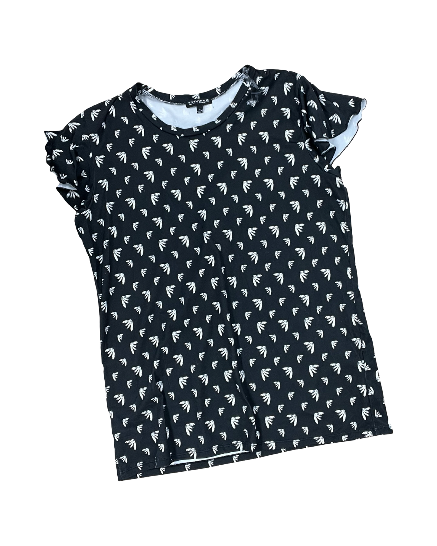 Top Ss By Express In Black, Size:Xl