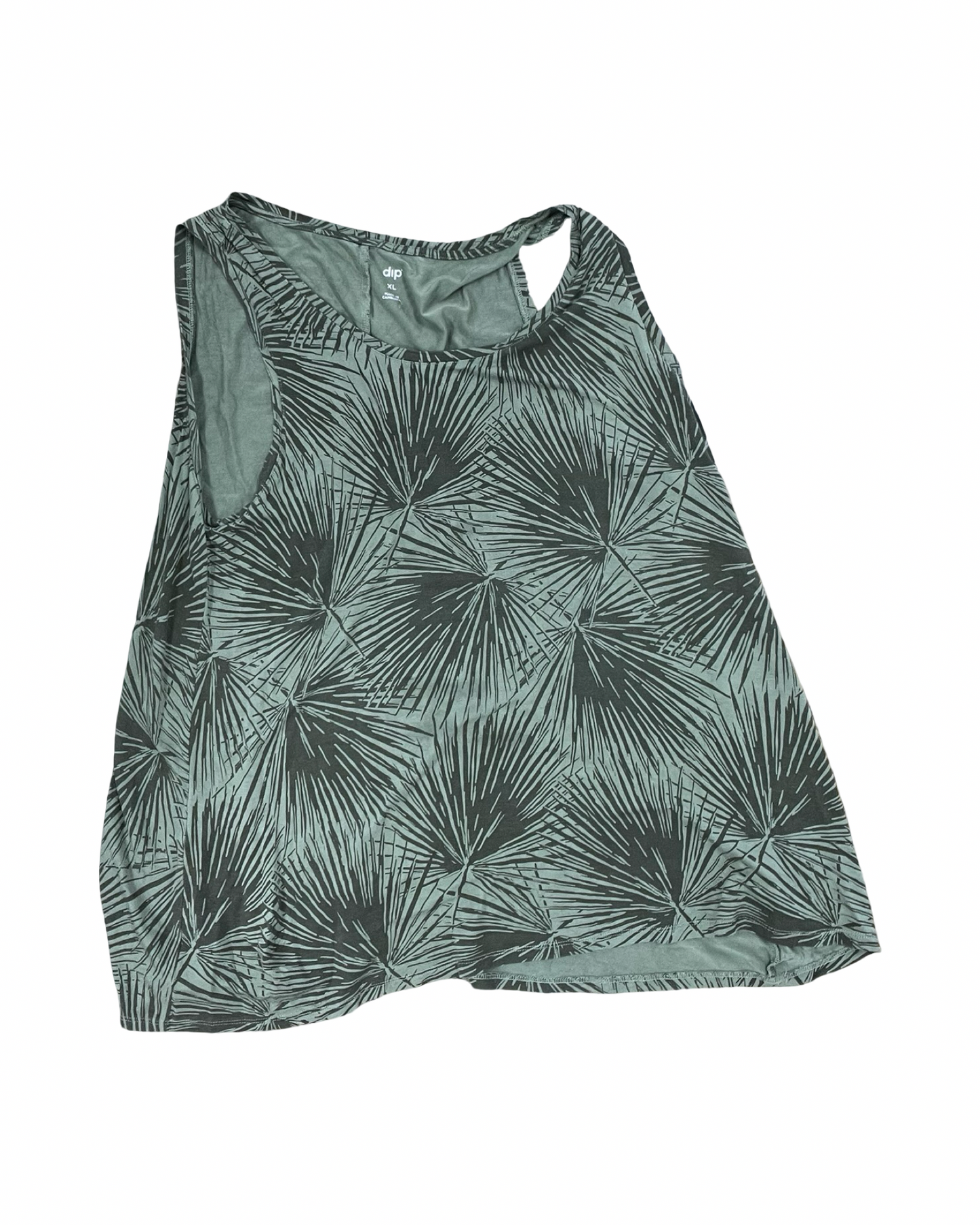 Top Sleeveless By Dip In Green, Size:Xl