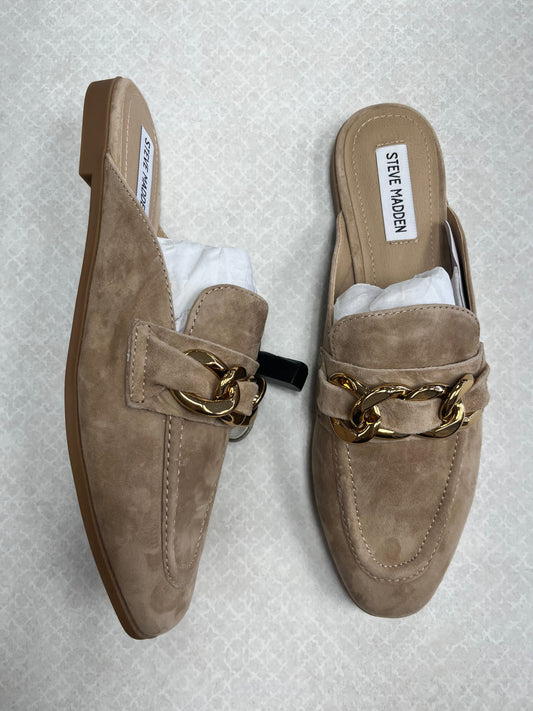 Shoes Flats By Steve Madden In Gold & Tan, Size:9