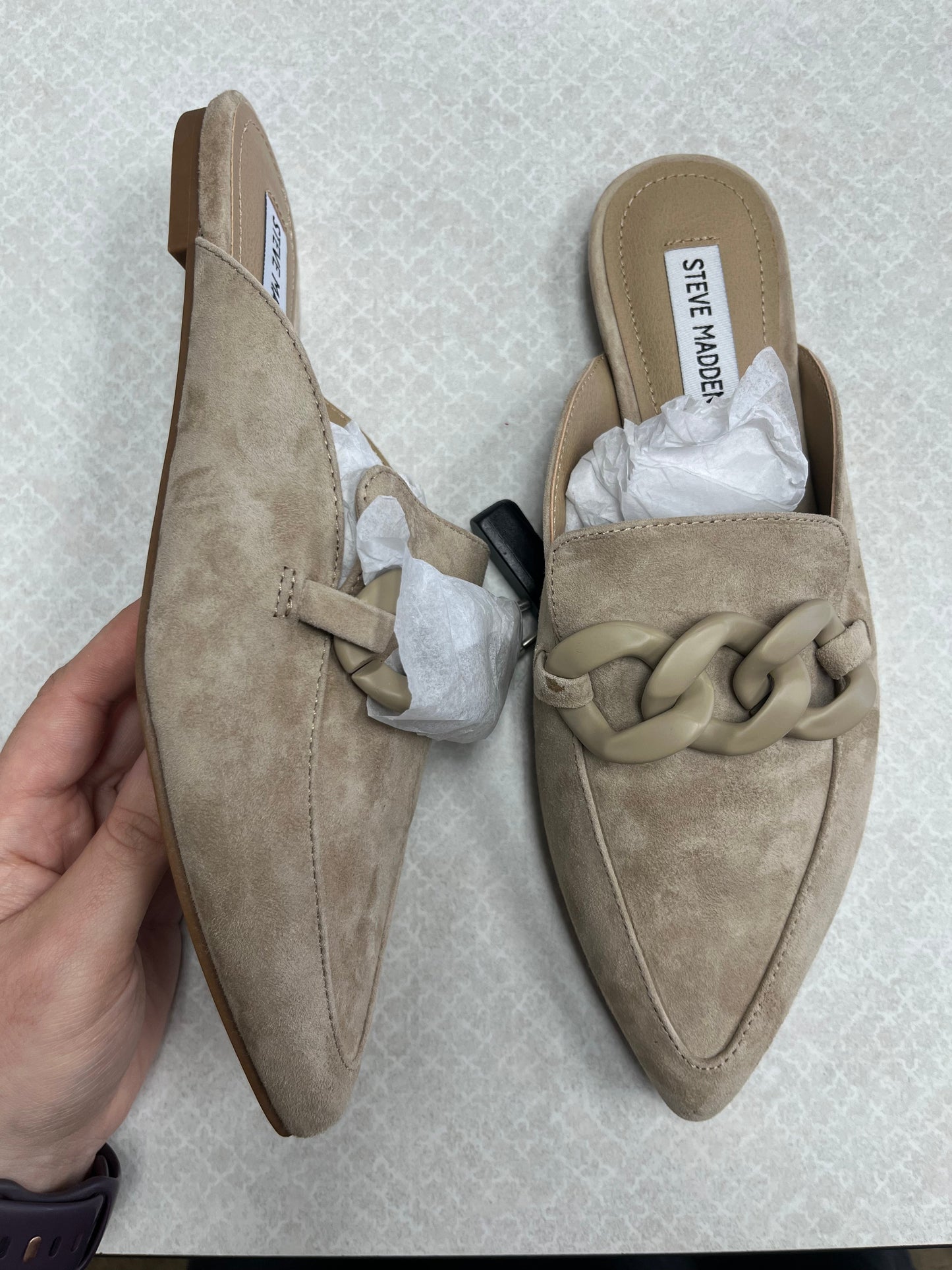 Shoes Flats By Steve Madden In Tan, Size:8.5