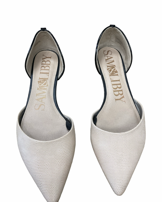 Shoes Flats By Sam And Libby In Black & Tan, Size:9.5