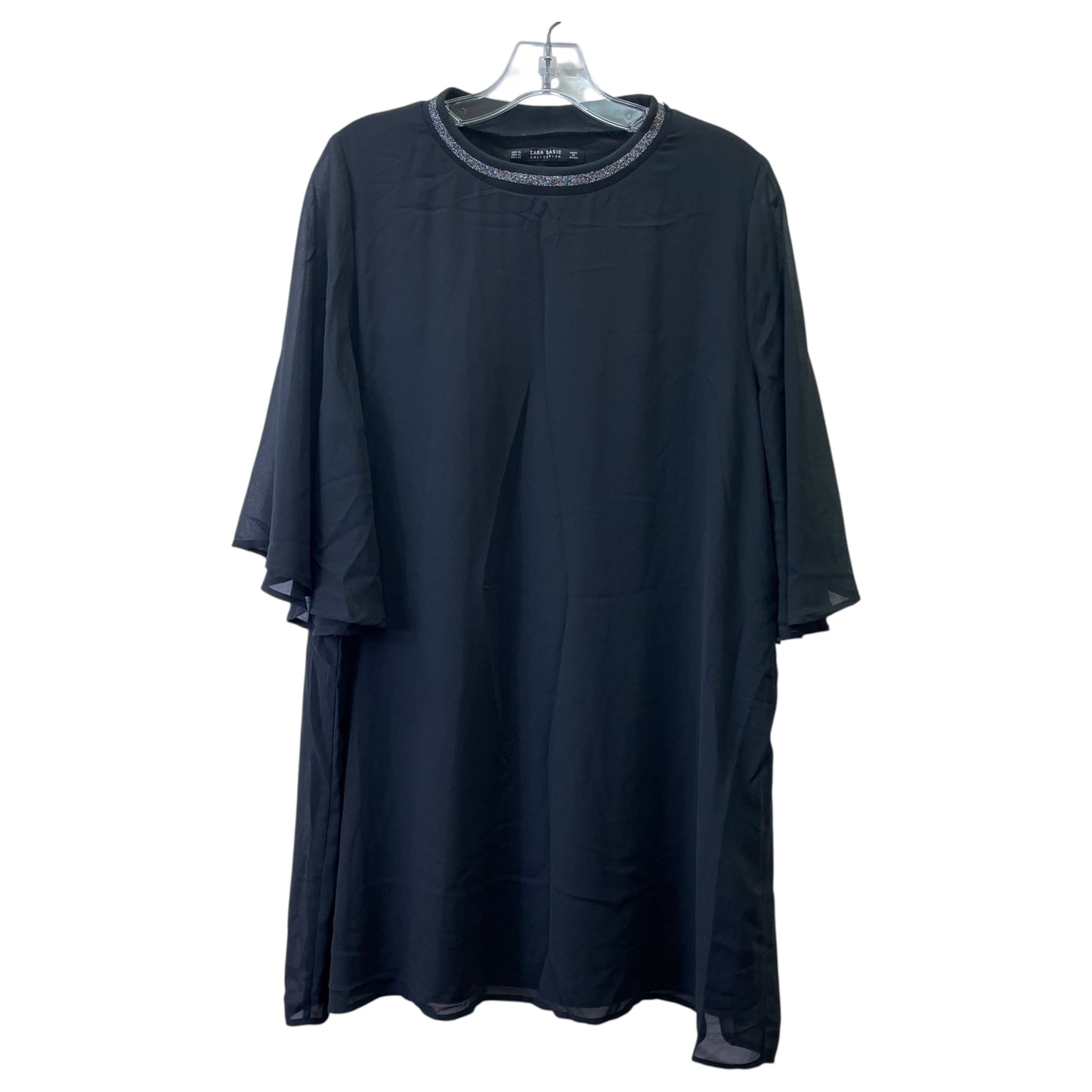 Dress Casual Short By Zara Basic In Black, Size:Xl