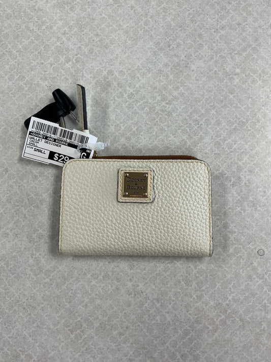 Wallet Designer By Dooney And Bourke In Cream, Size:Small