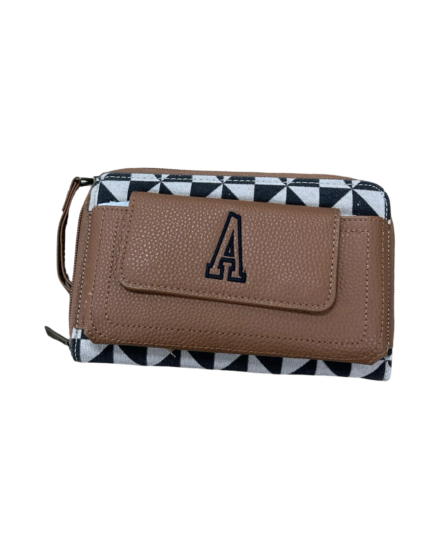 Wallet By Clothes Mentor In Black & Cream, Size:Medium