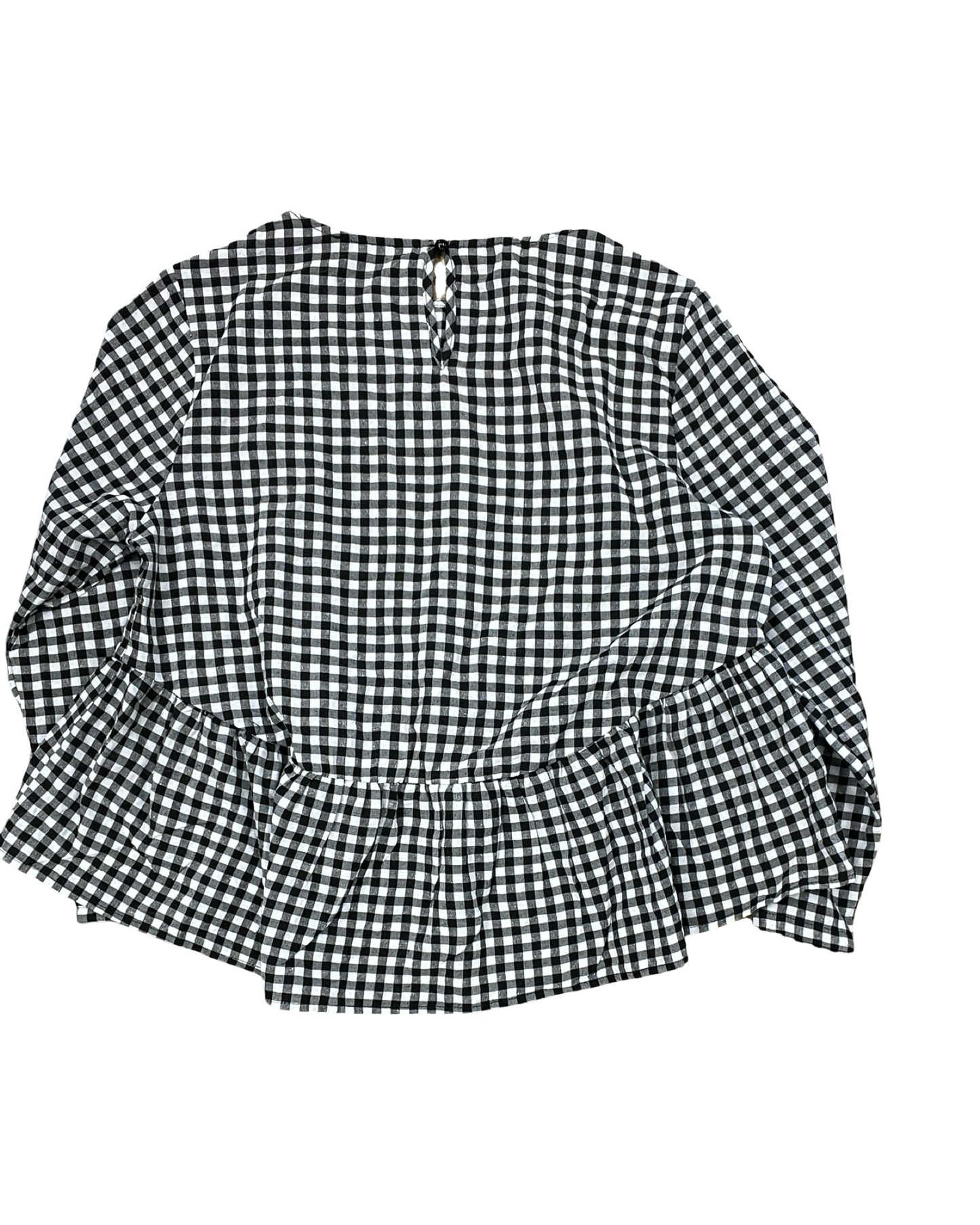 Top Ls By Shein In Black & White, Size:1X