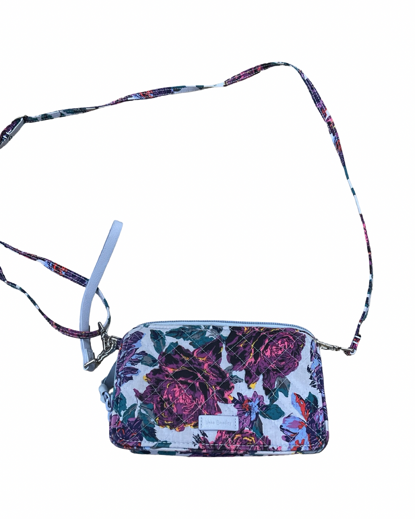 Crossbody By Vera Bradley In Blue & Pink, Size:Small