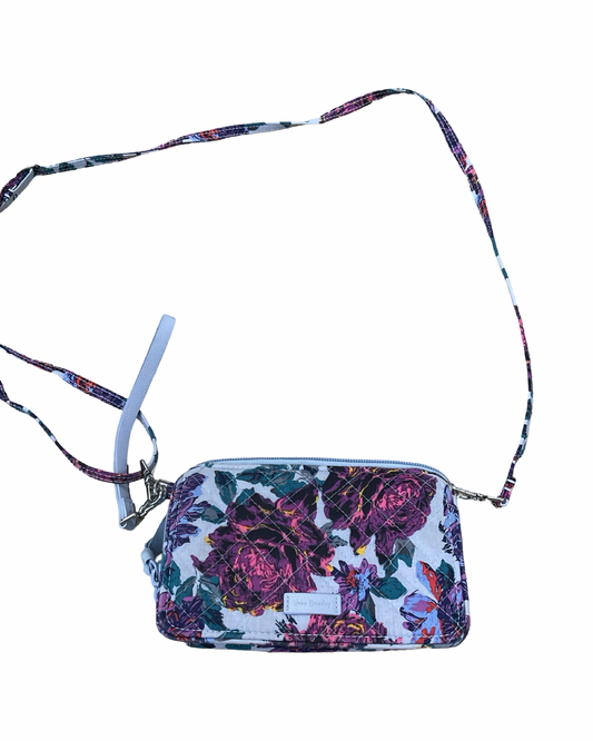 Crossbody By Vera Bradley In Blue & Pink, Size:Small