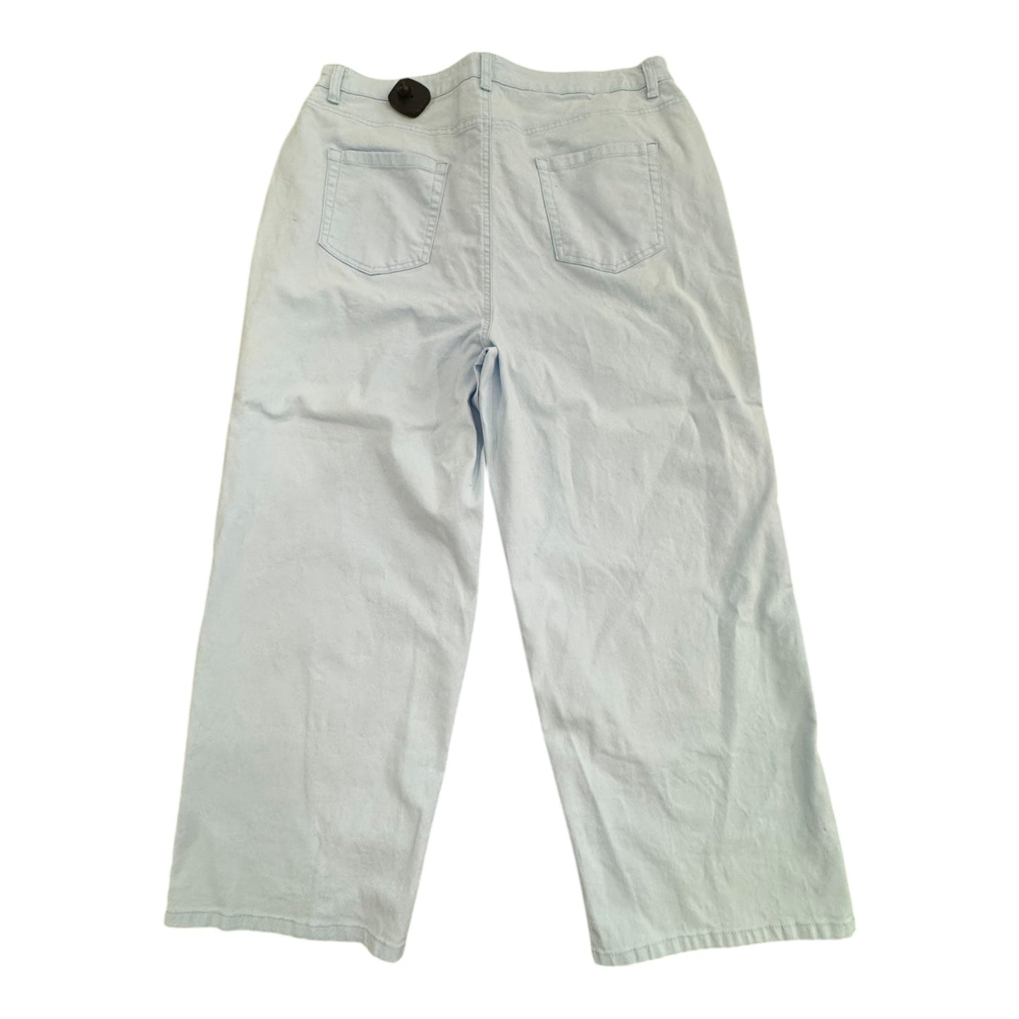 Pants Wide Leg By Style And Company In Blue, Size:16