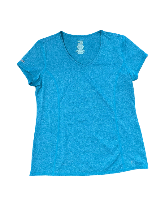 Athletic Top Ss By Danskin In Blue, Size:Xl