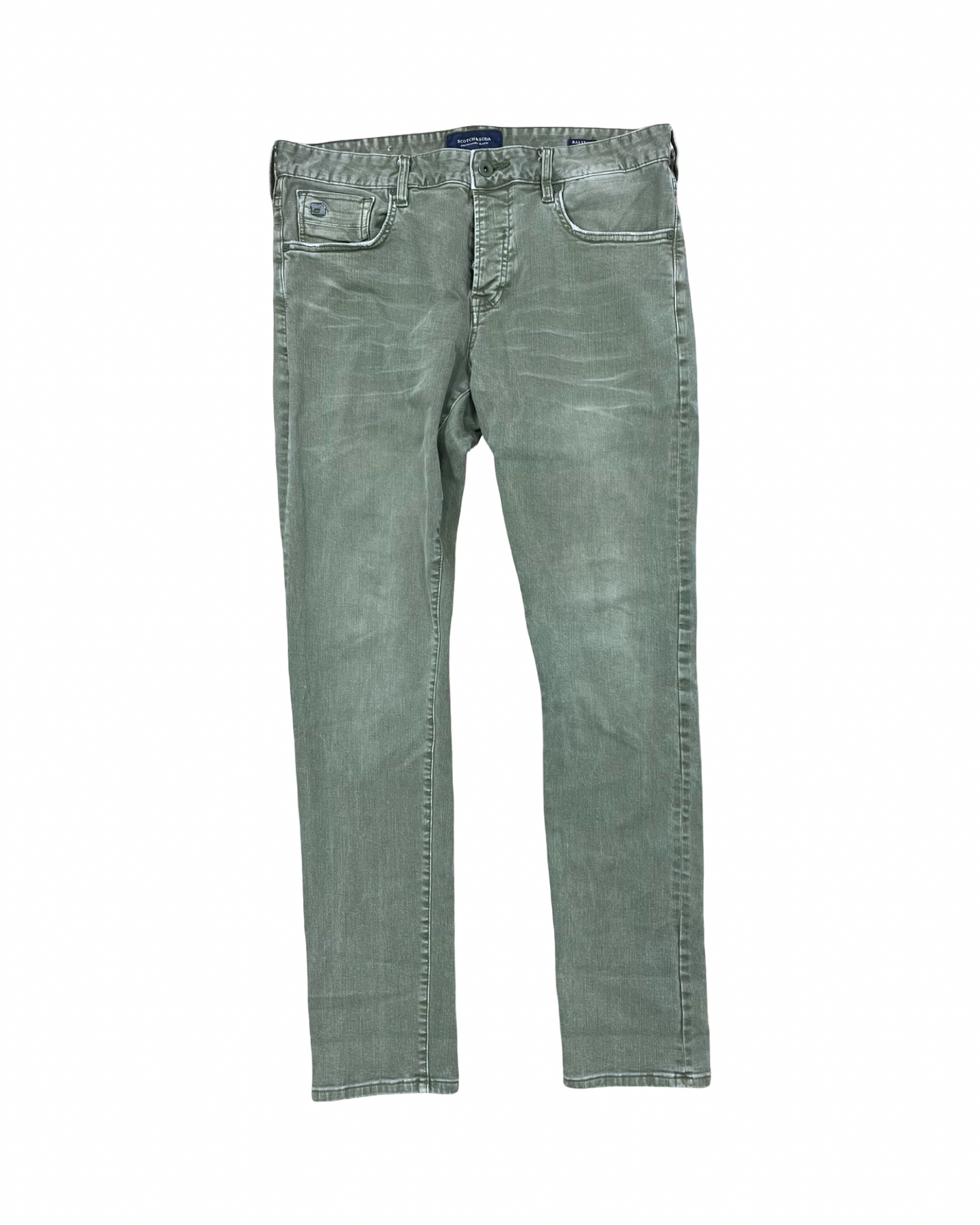 Jeans Straight By Scotch & Soda In Green, Size:18