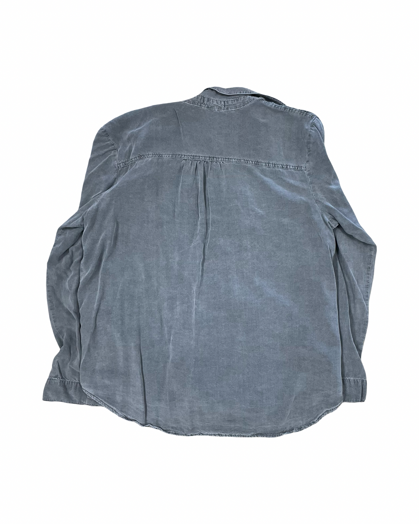 Blouse Ls By Maurices In Grey, Size:Xl