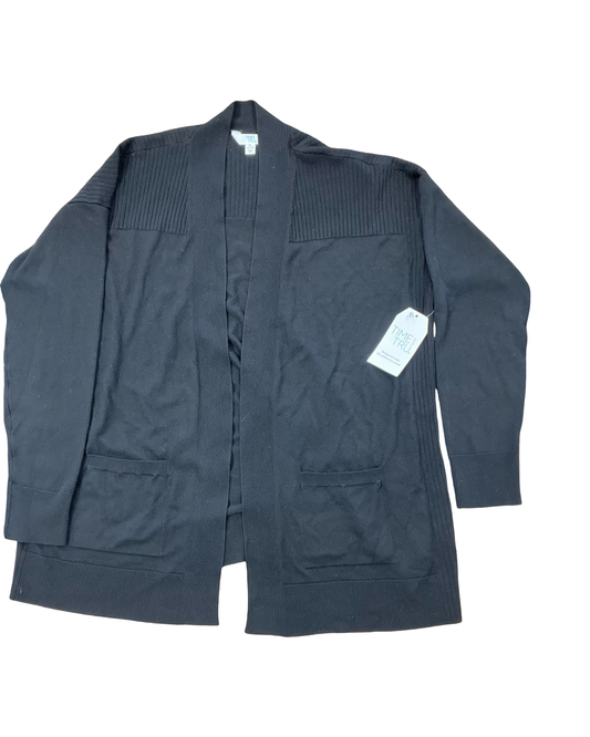 Cardigan By Time And Tru In Black, Size:Xl