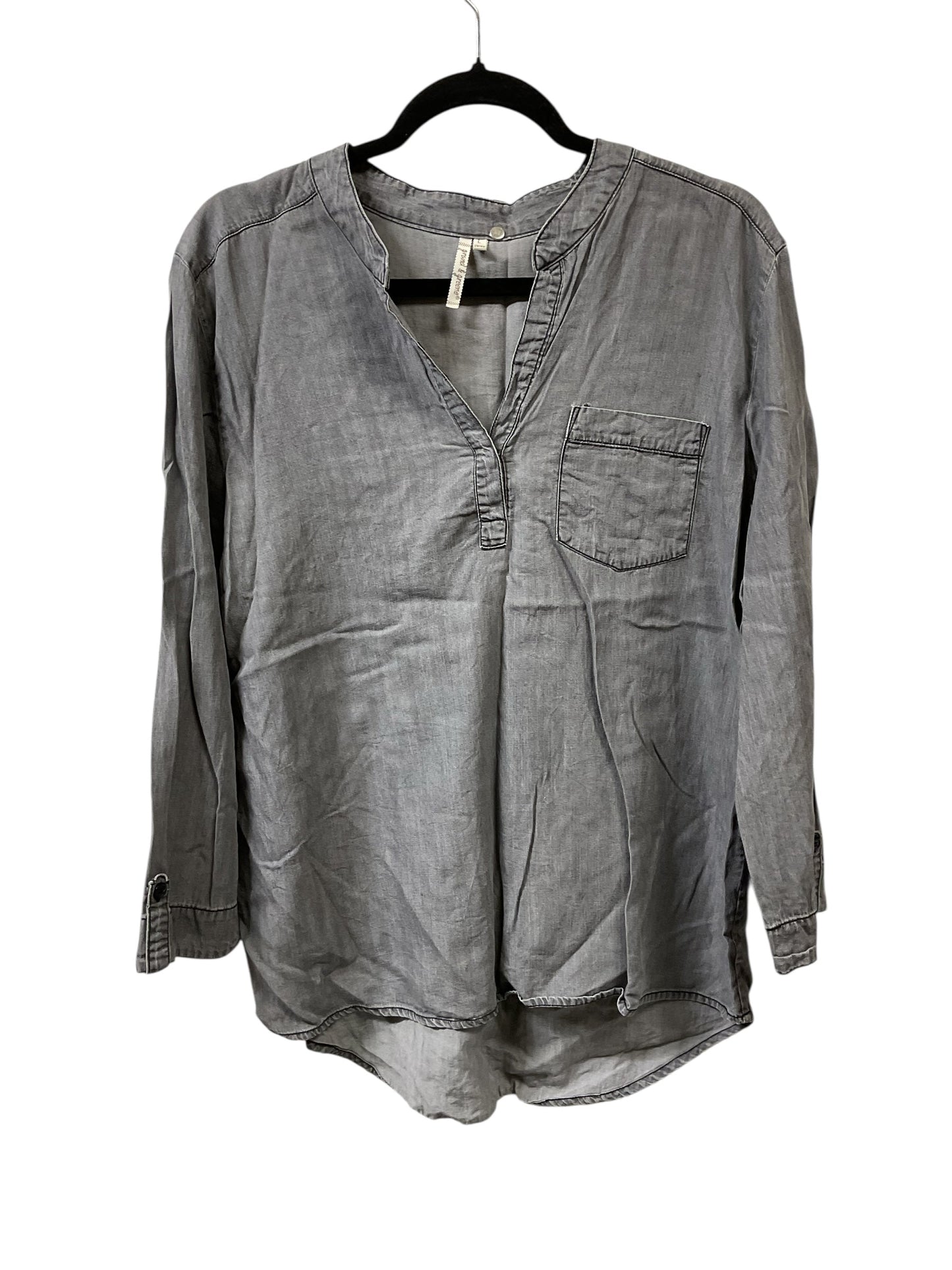 Top Ls By Grand And Greene In Grey, Size:L