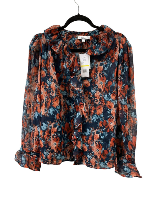 Top Ls By Sam Edelman In Blue & Red, Size:M