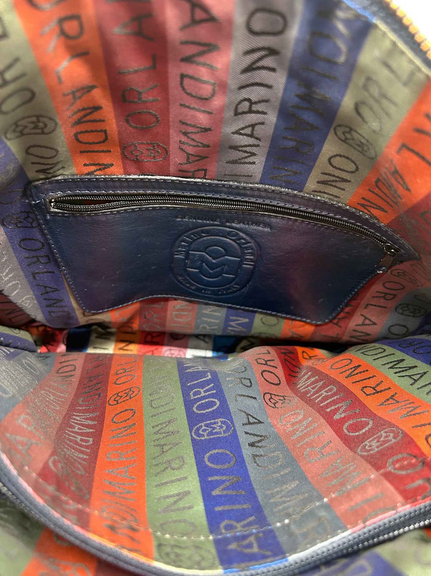 Handbag Leather By Marino Orlandi, Size: Large