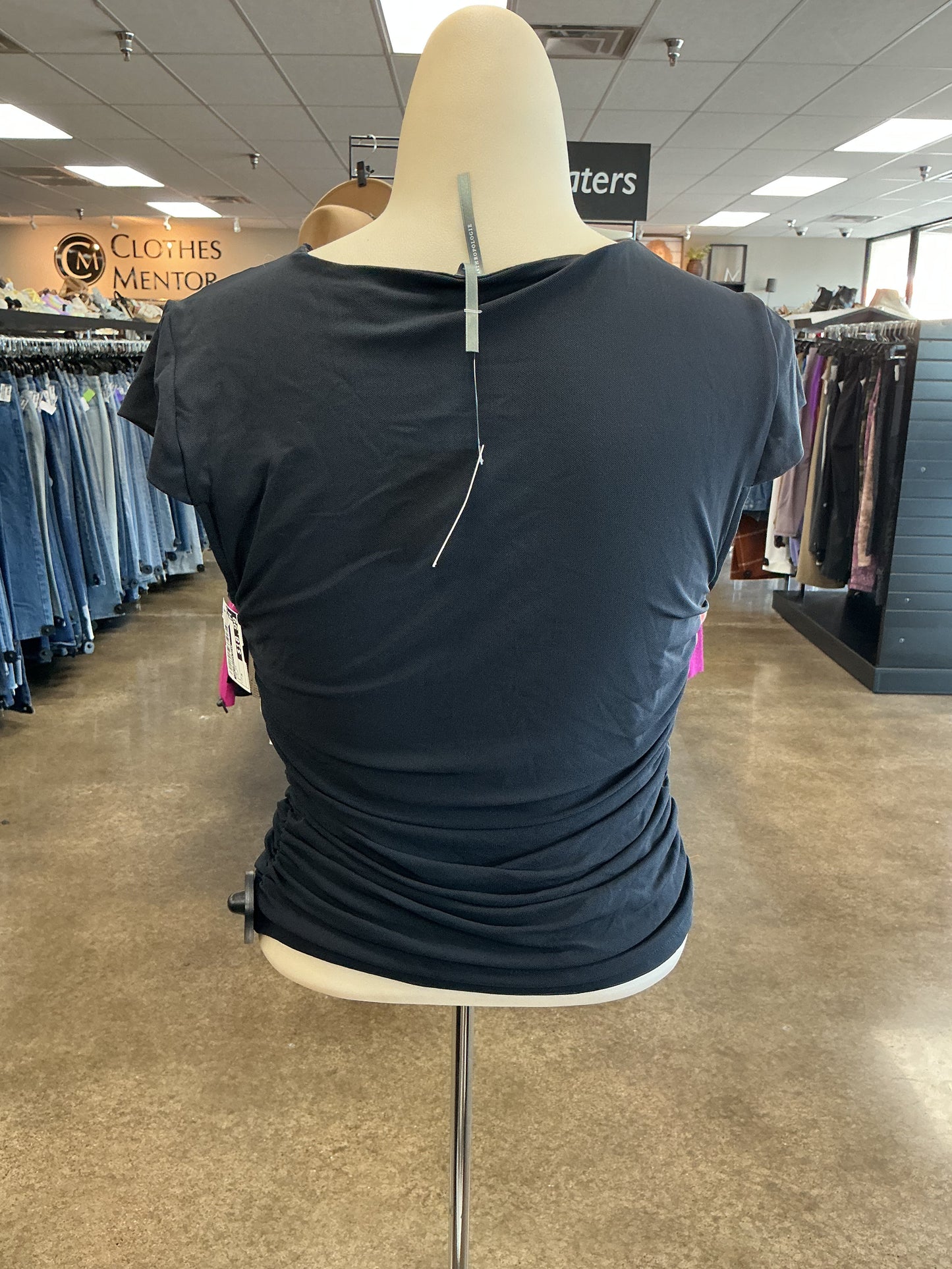Top Ss By Anthropologie In Black, Size:M