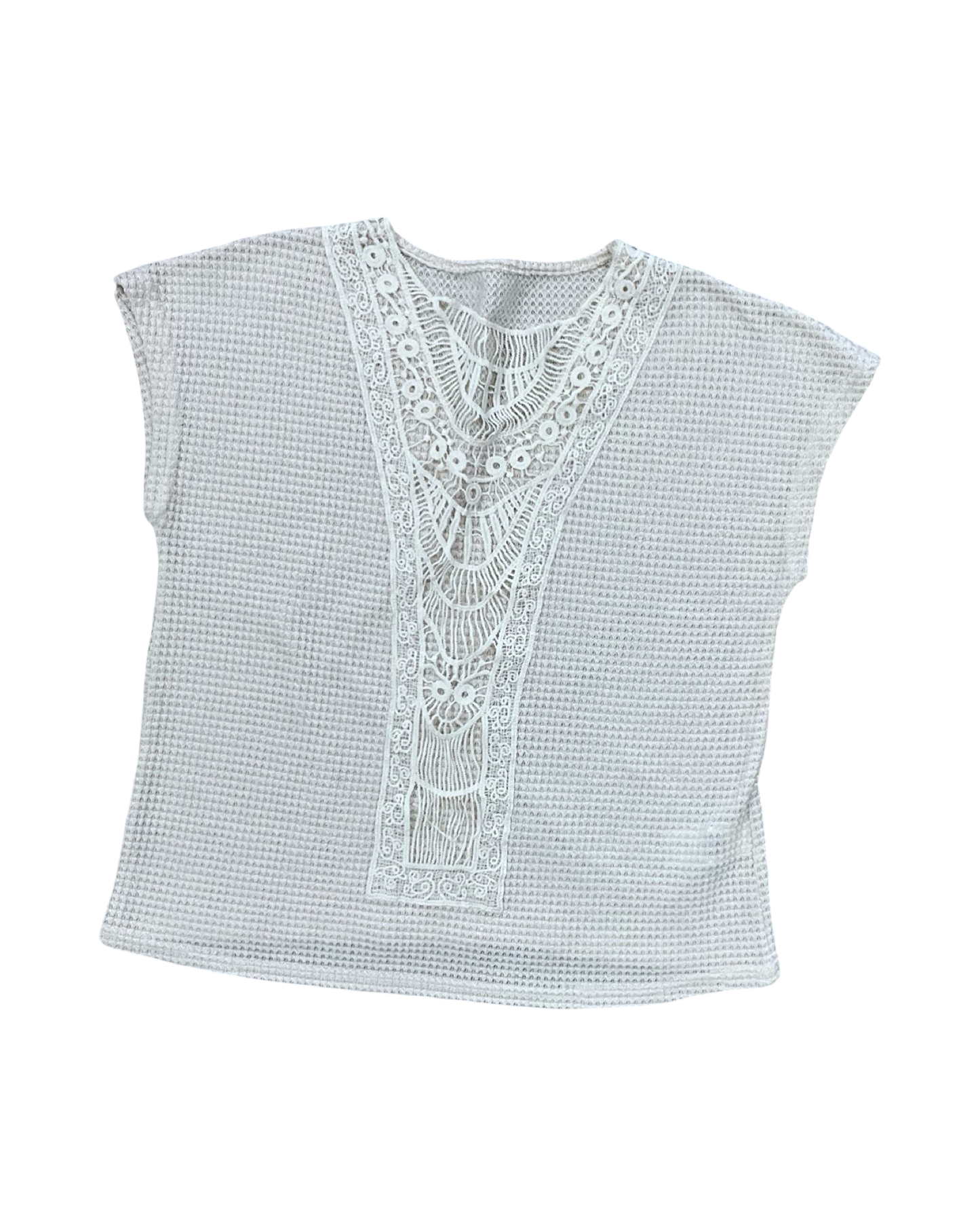 Top Ss By Shein In Cream, Size:L