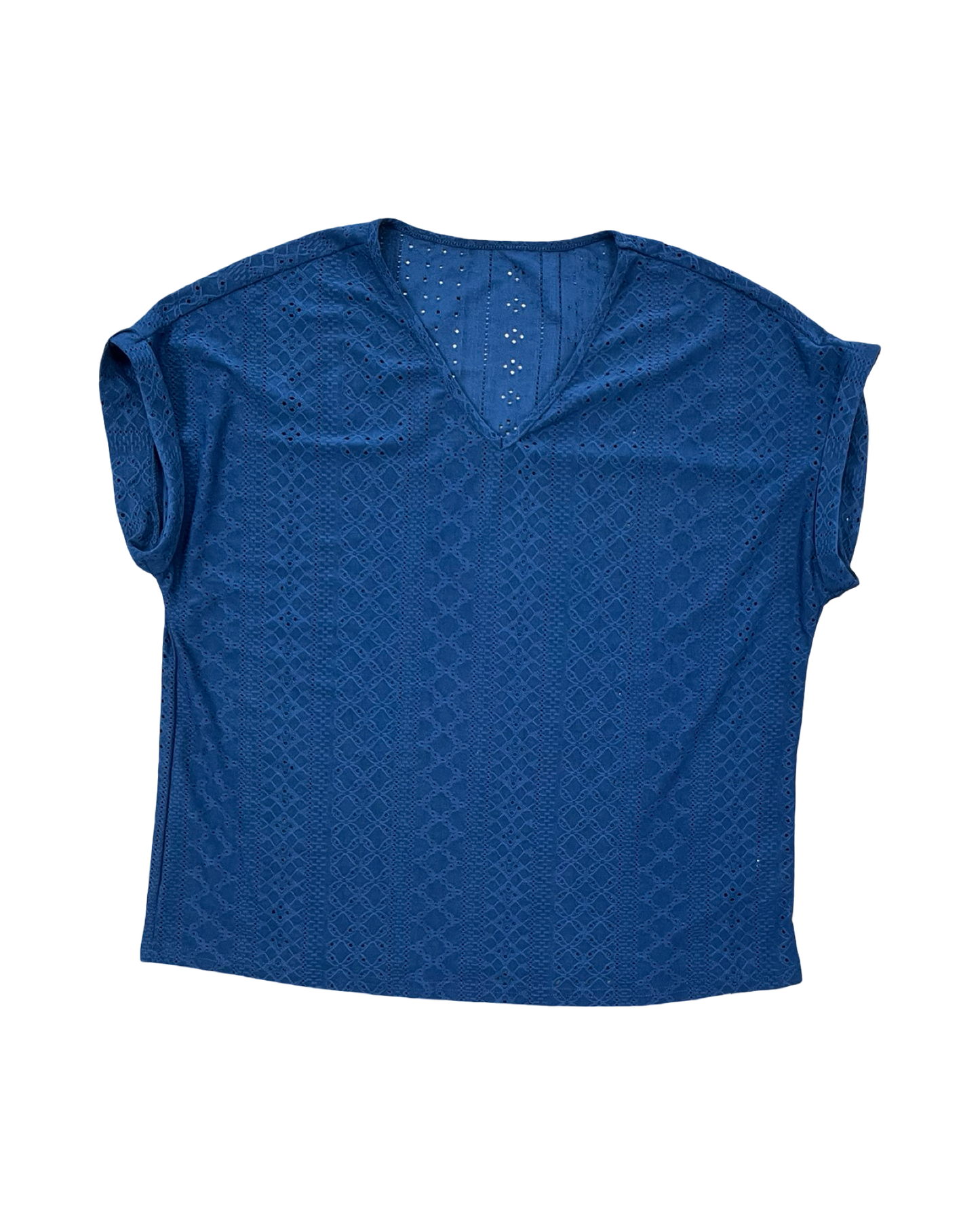 Top Ss By Shein In Teal, Size:L