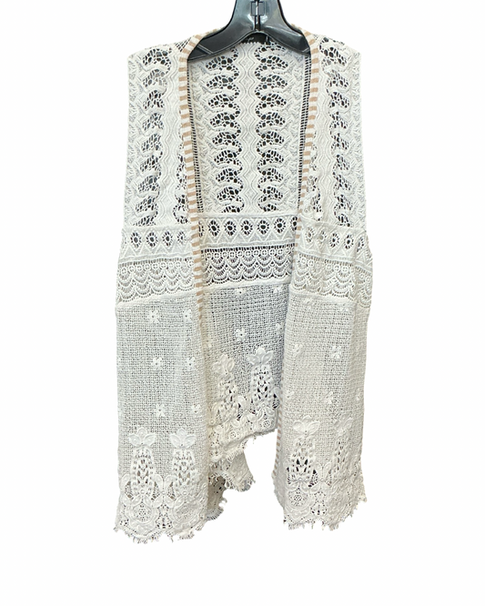Cardigan By Bke In Tan & White, Size:S