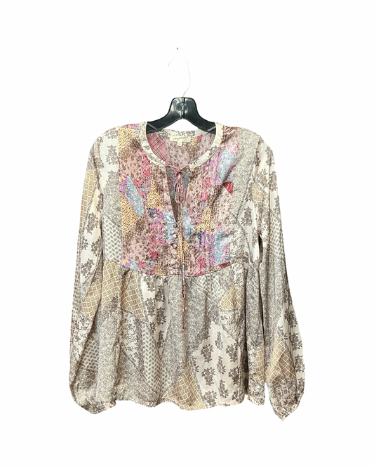 Top Ls By Mystree In Pink & Tan, Size:M