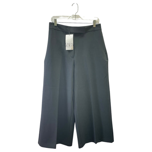Pants Dress By Zara In Black & Blue, Size:12