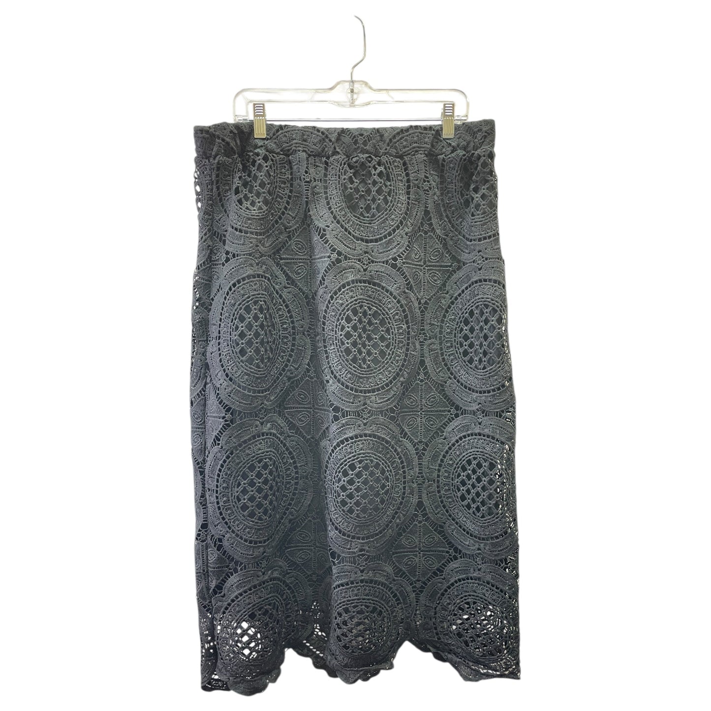 Skirt Maxi By Ultra Pink In Black, Size:Xl