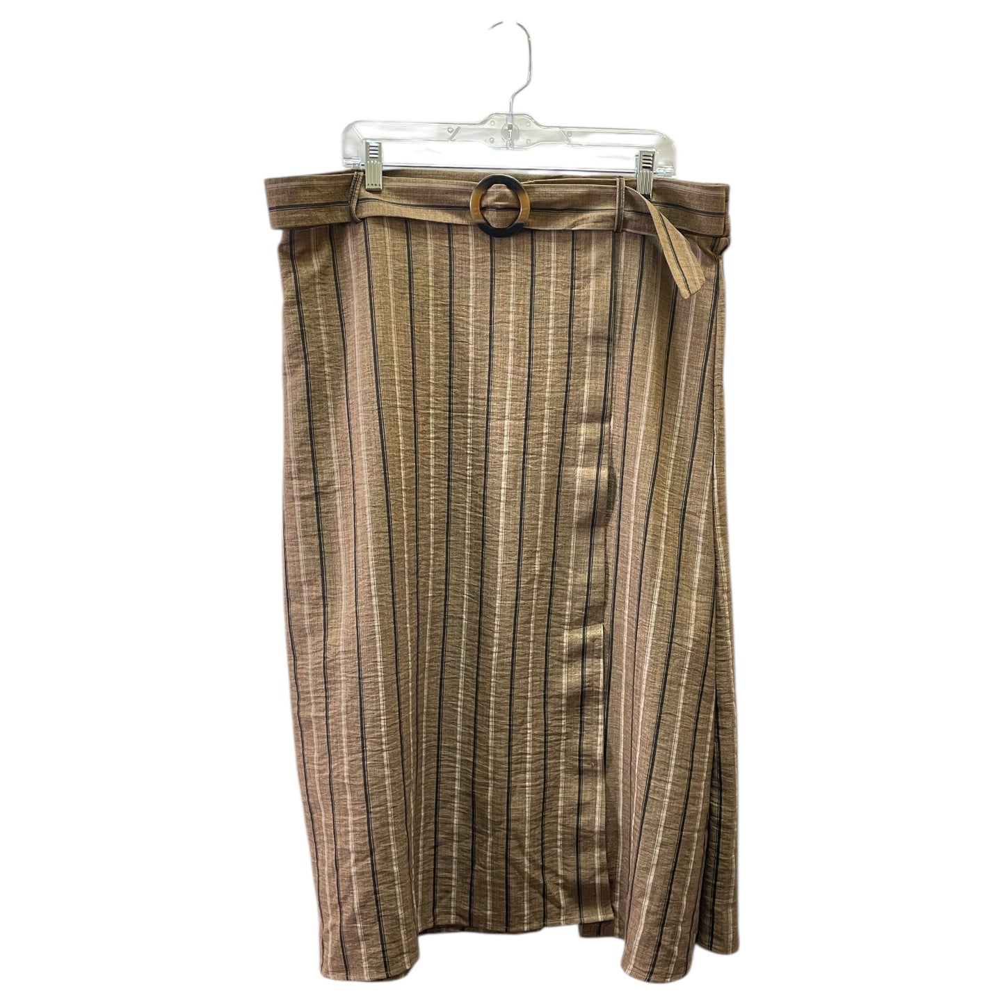 Skirt Maxi By Nycc In Brown, Size:Xl