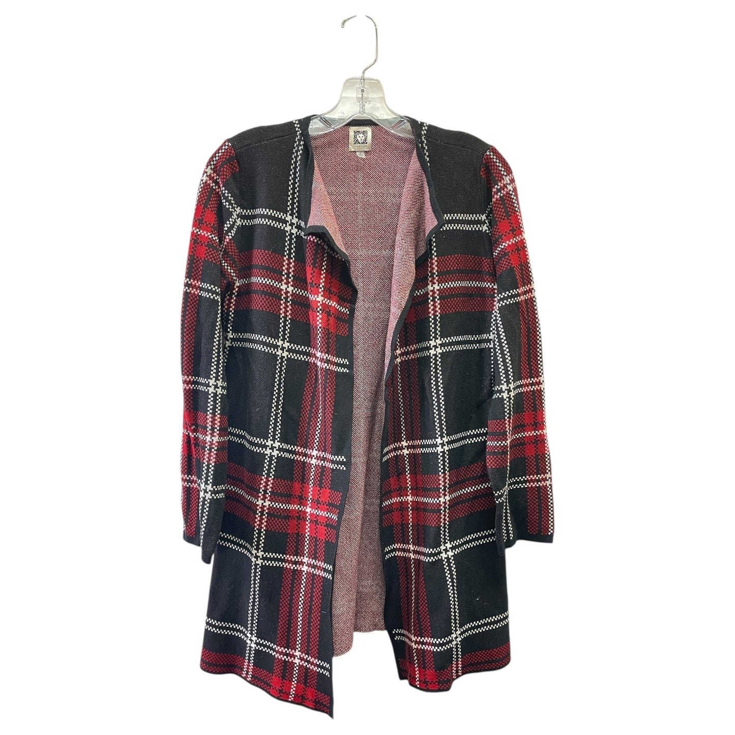 Cardigan By Anne Klein In Red, Size:M