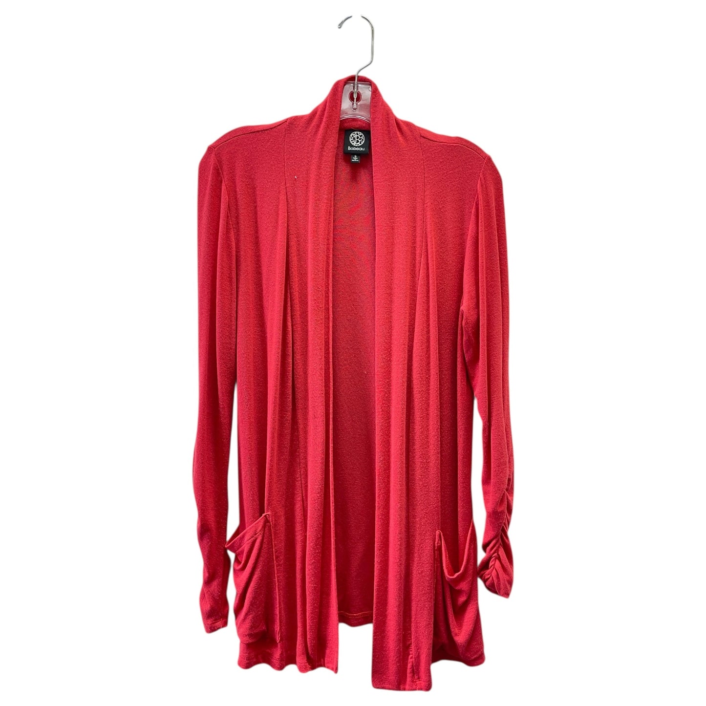 Cardigan By Bobeau In Red, Size:S