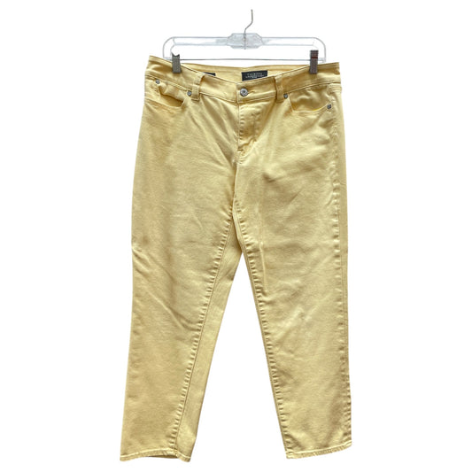 Jeans Boyfriend By Talbots In Yellow, Size:8P