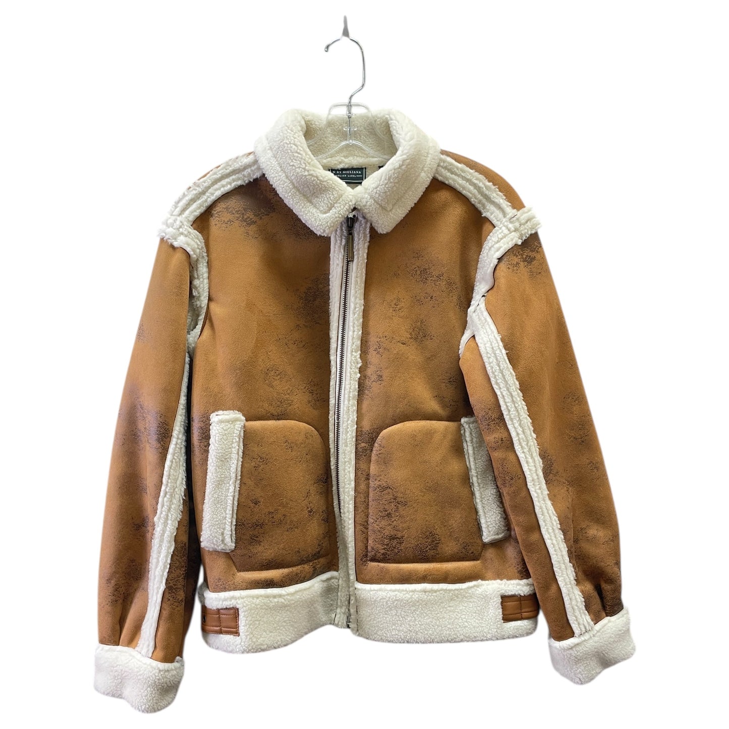 Coat Other By G By Giuliana In Brown & White, Size:Xs