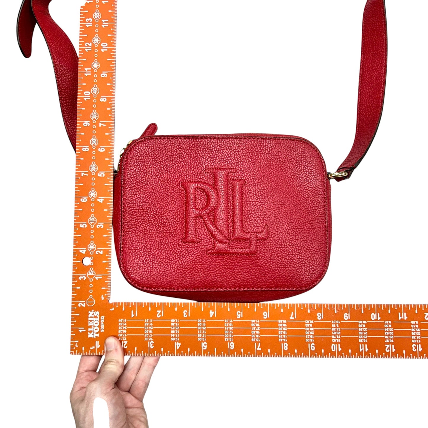 Crossbody Leather By Ralph Lauren, Size: Small