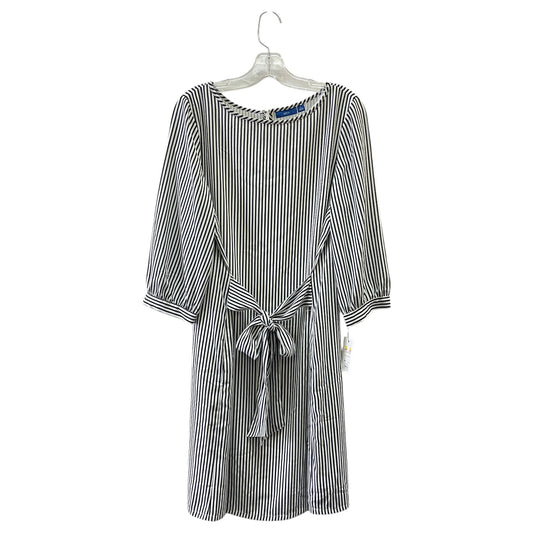 Dress Casual Maxi By Apt 9 In Black & White, Size:L