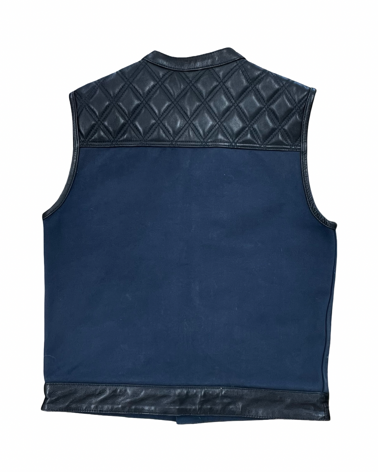 Vest Other By Clothes Mentor In Black & Blue, Size:M