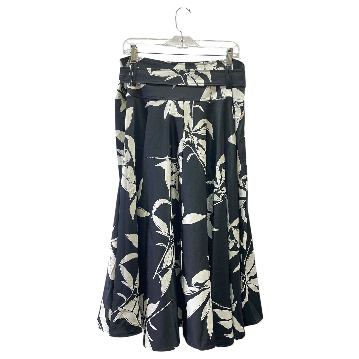 Skirt Maxi By PORTRAIT In Black & Cream, Size:Xl