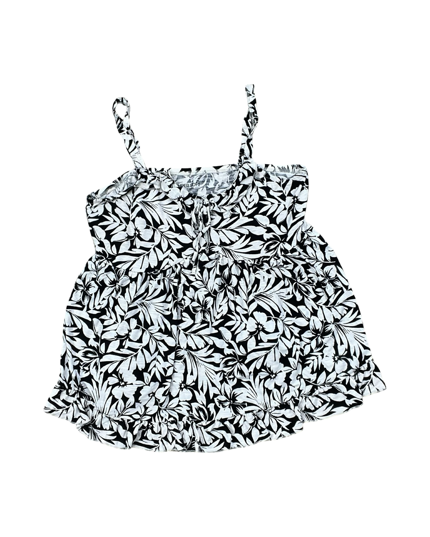 Top Cami By Torrid In Black & Cream, Size:L