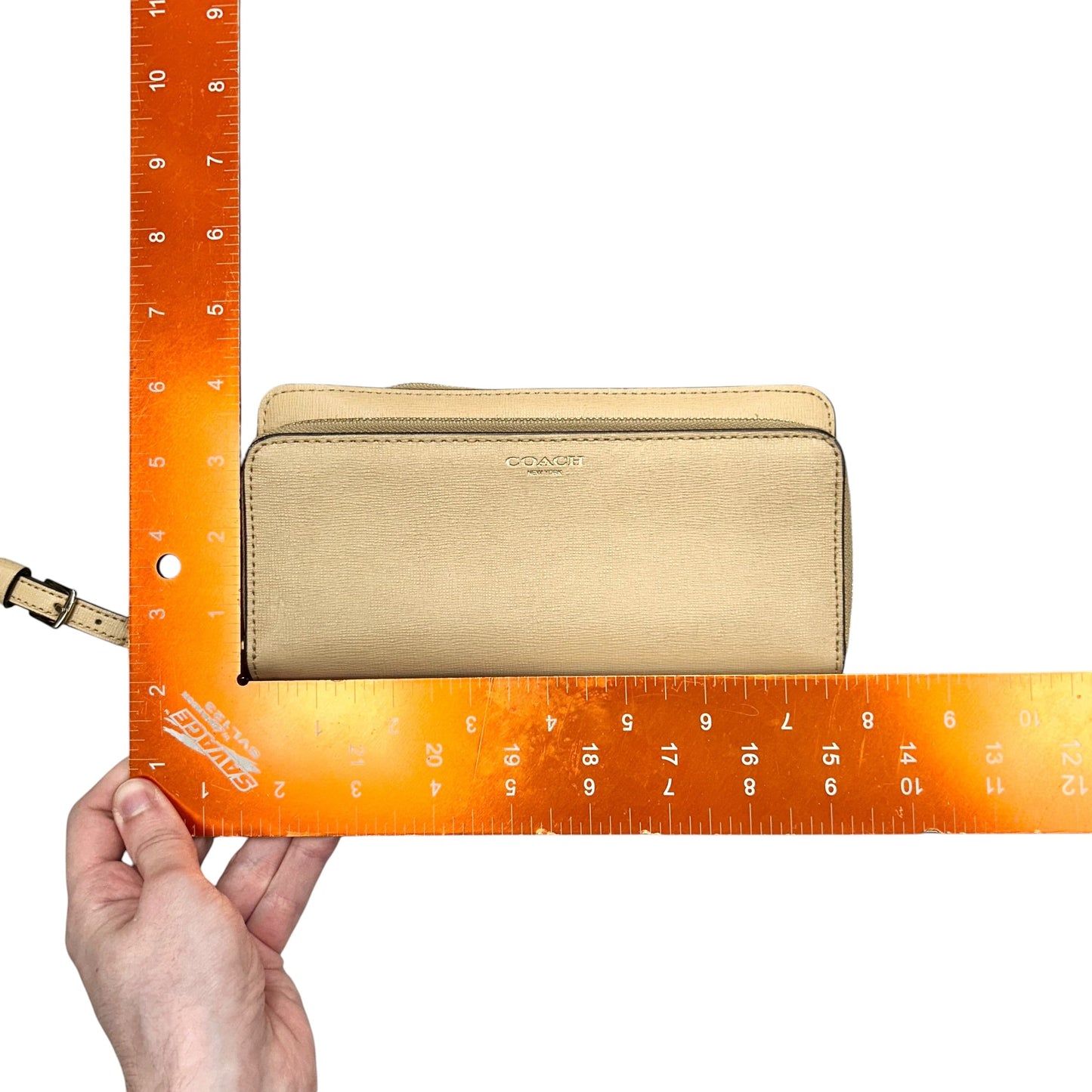 Wristlet Designer By Coach, Size: Large
