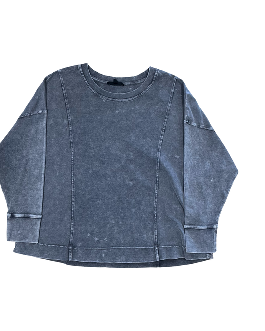 Top Ls By Jane And Delancey In Grey, Size:1X