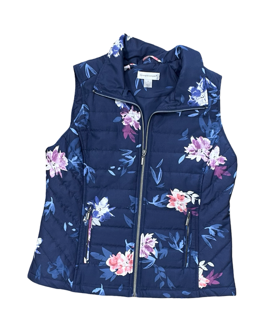 Vest Puffer & Quilted By Christopher And Banks In Purple, Size:M