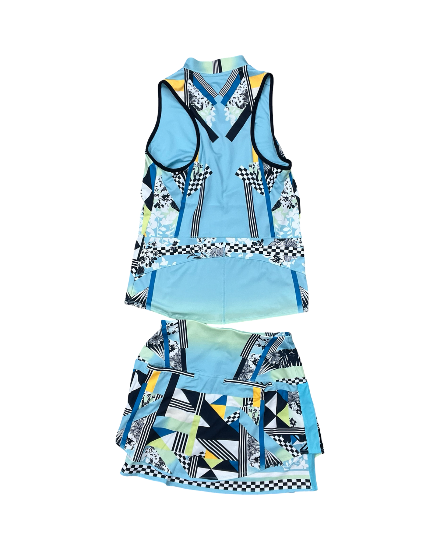 Lounge Set Shorts By Lucky In Love In Blue & White, Size:Xs