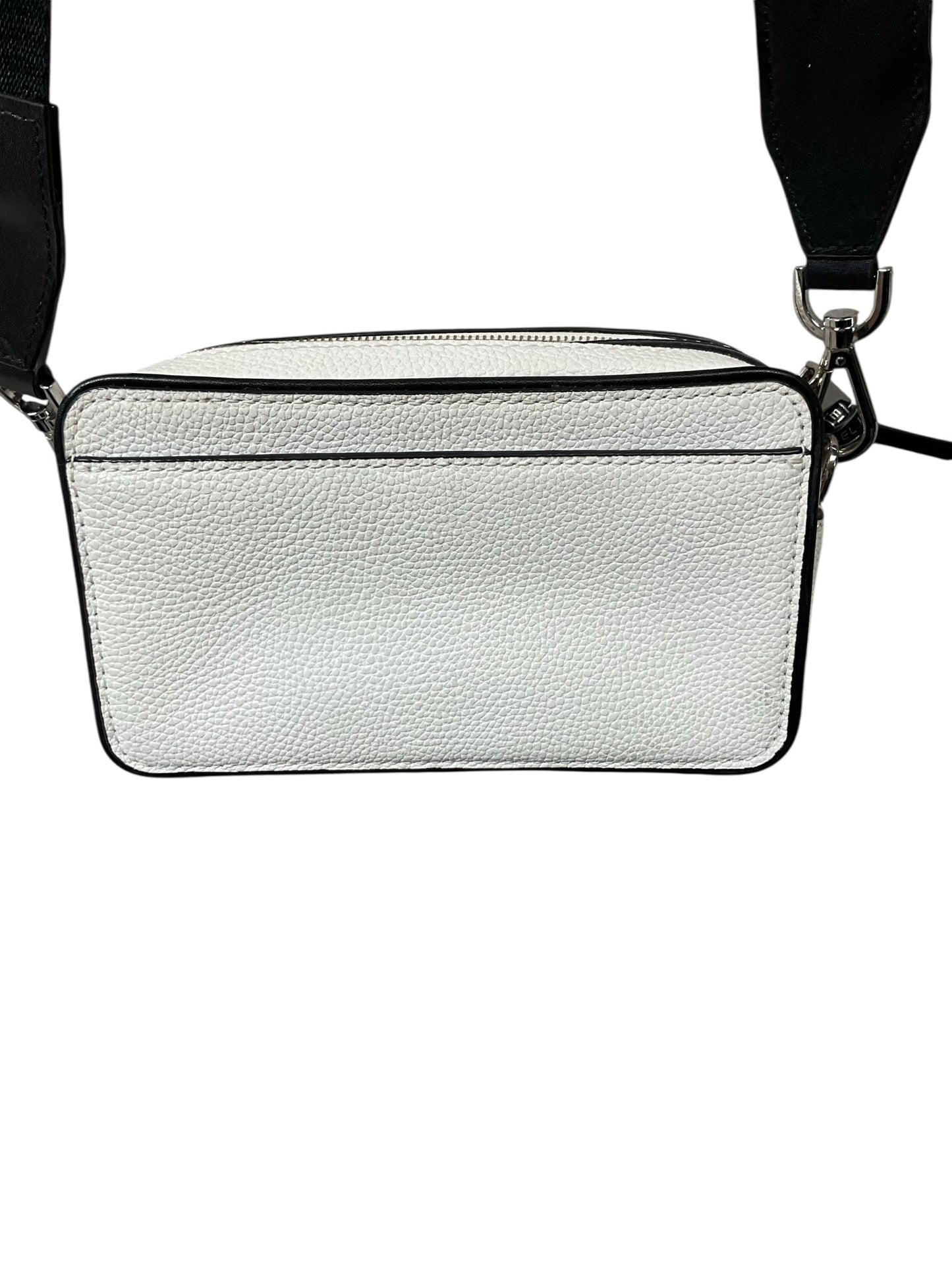 Crossbody Designer By Michael Kors In Black & White, Size:Small