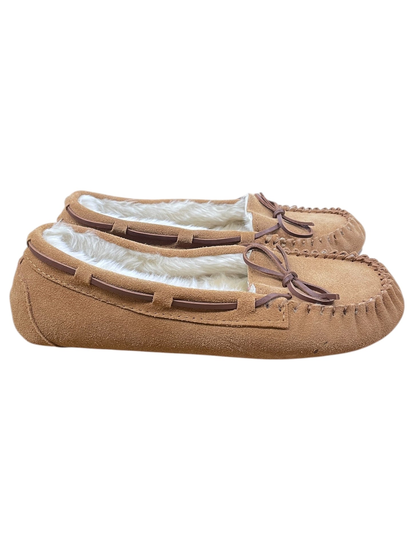 Slippers By Clothes Mentor In Brown, Size:10