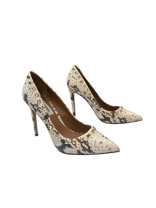 SHOES HEELS STILETTO by STEVE MADDEN In SNAKESKIN PRINT, Size: 8