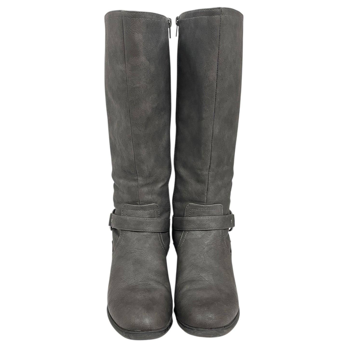 Boots Knee Flats By Life Stride In Grey, Size:8